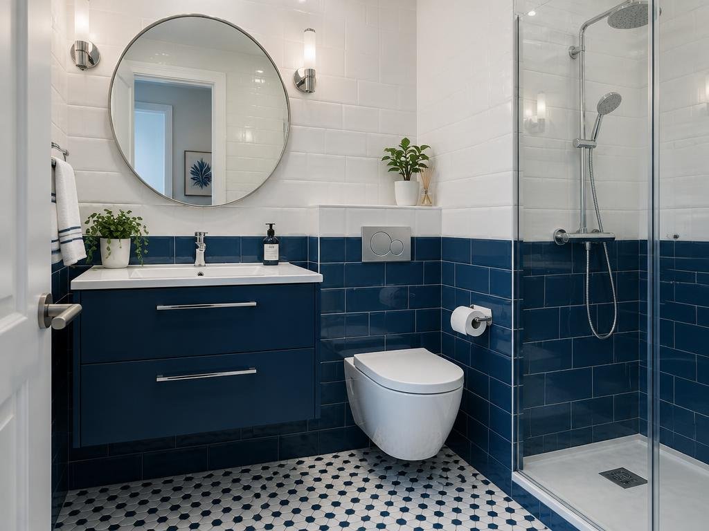 Antibes — petite salle de bain 4 m² — après